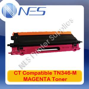 CT TN346M A-Grade Compatible MAGENTA High Yield Toner for Brother HL-L8250CDN/HL-L8350CDW/MFC-L8600CDW/MFC-L8850CDW TN346 (3.5K)